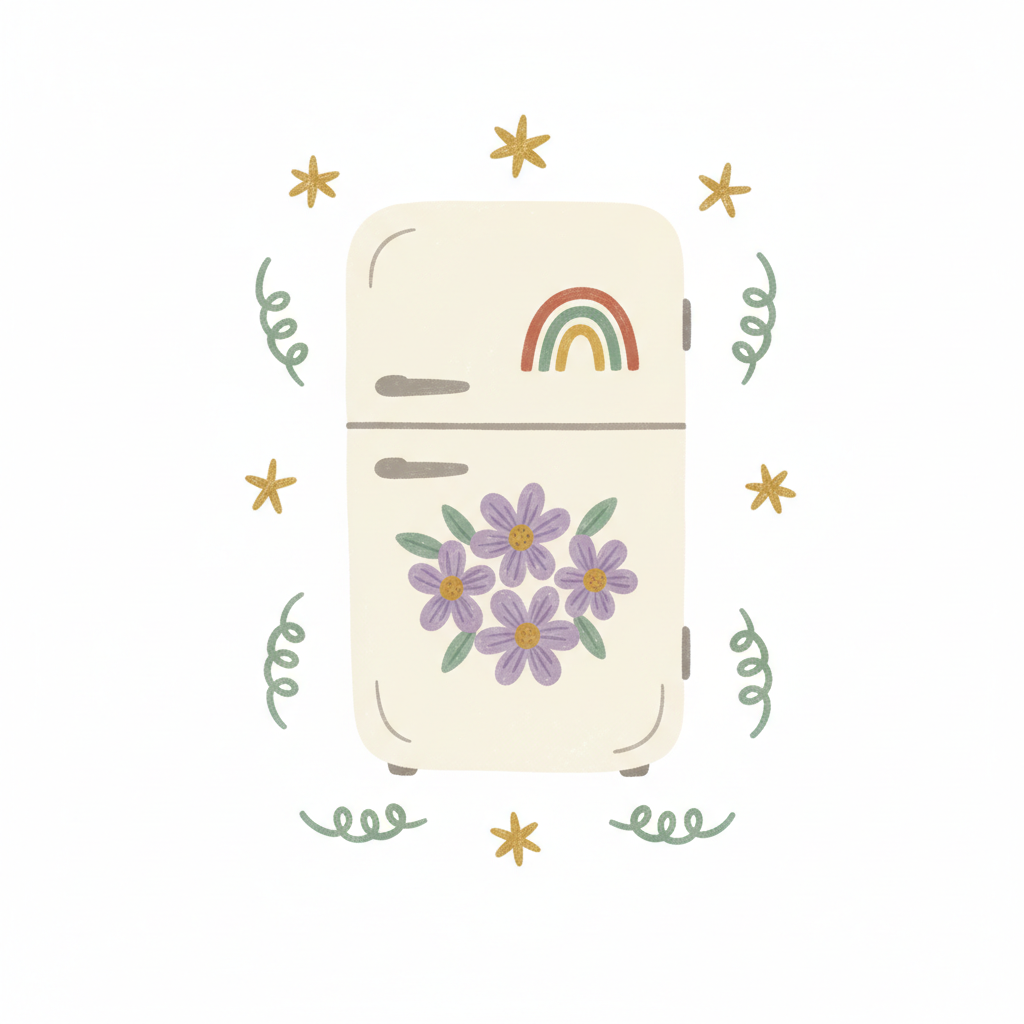 Set of 12 Custom 2x2 Magnets lifestyle image